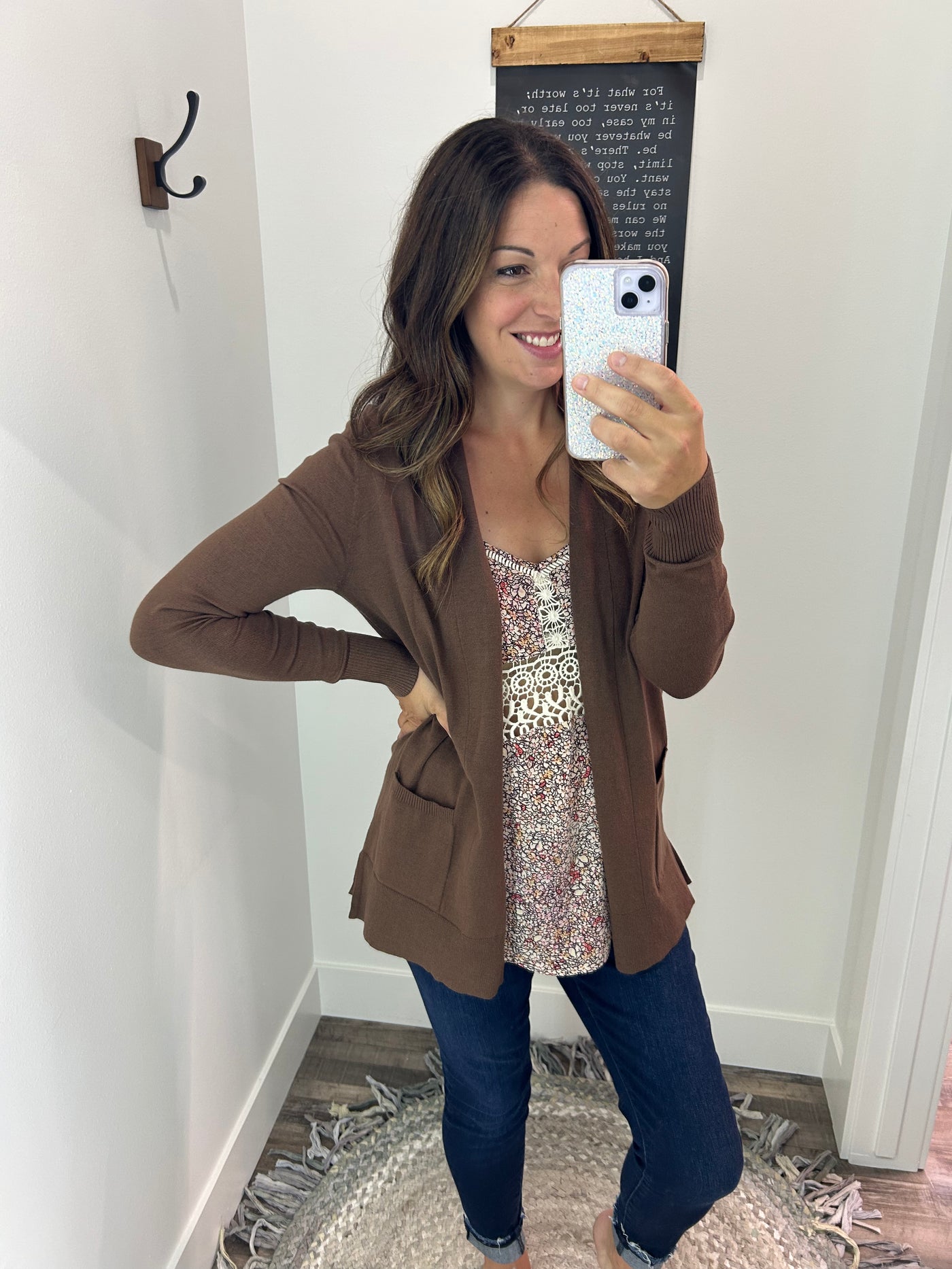 Aubree Everywhere Cardigan with Pockets - Rose Grace Boutique 