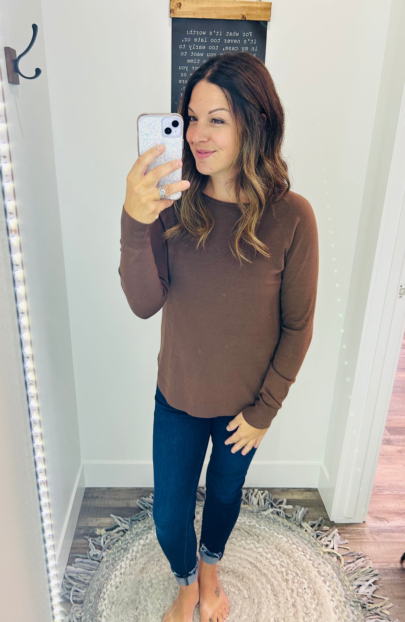 Basic High Low Pullover Sweater - Rose Grace Boutique 