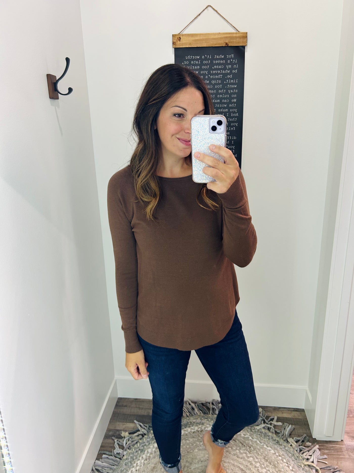 Basic High Low Pullover Sweater - Rose Grace Boutique 