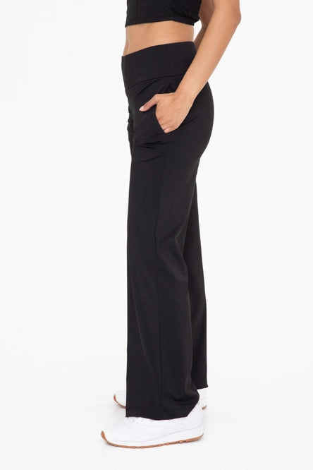 Nylon Blend Tailored Pant