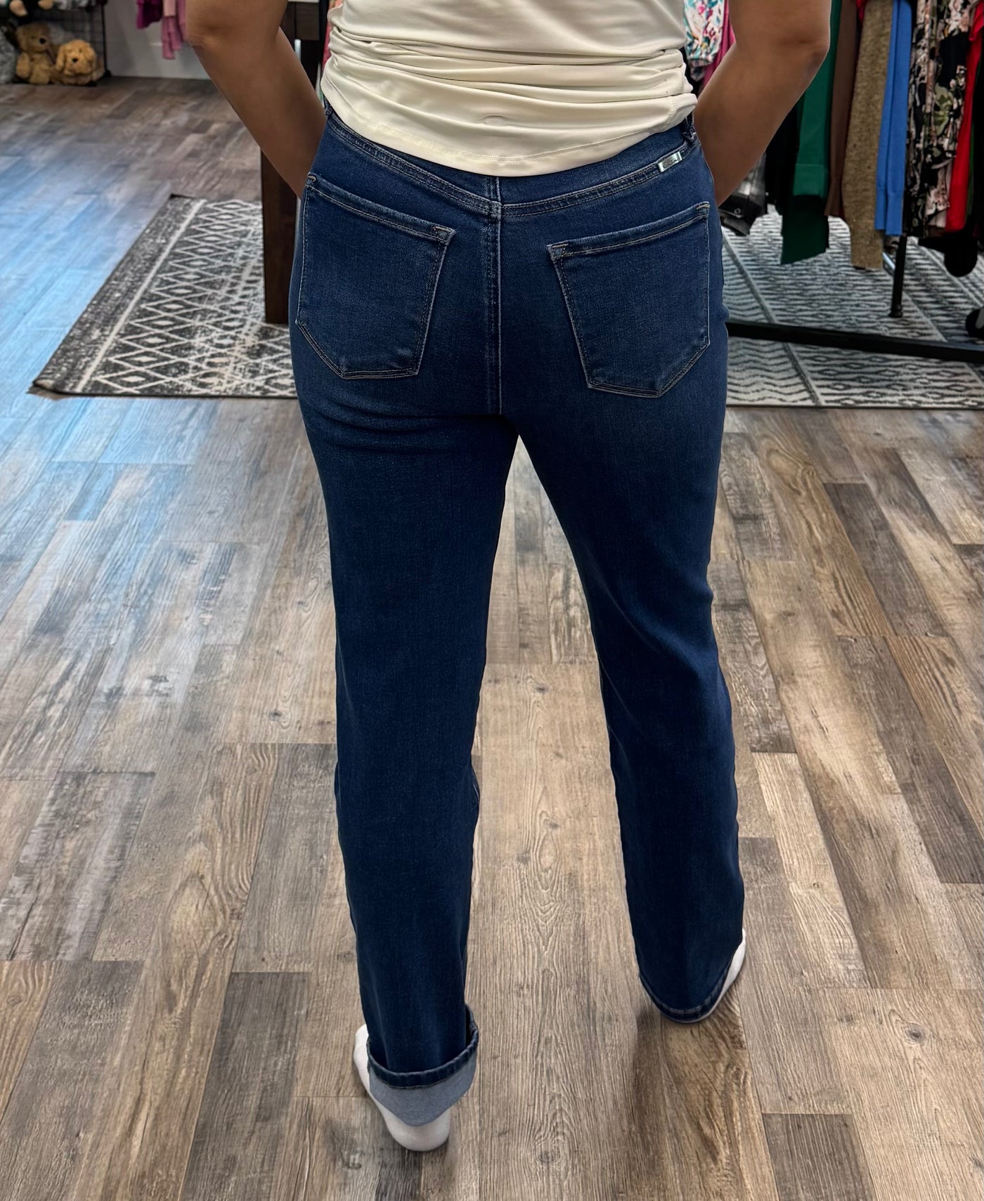 Adaline High Rise Slim Straight