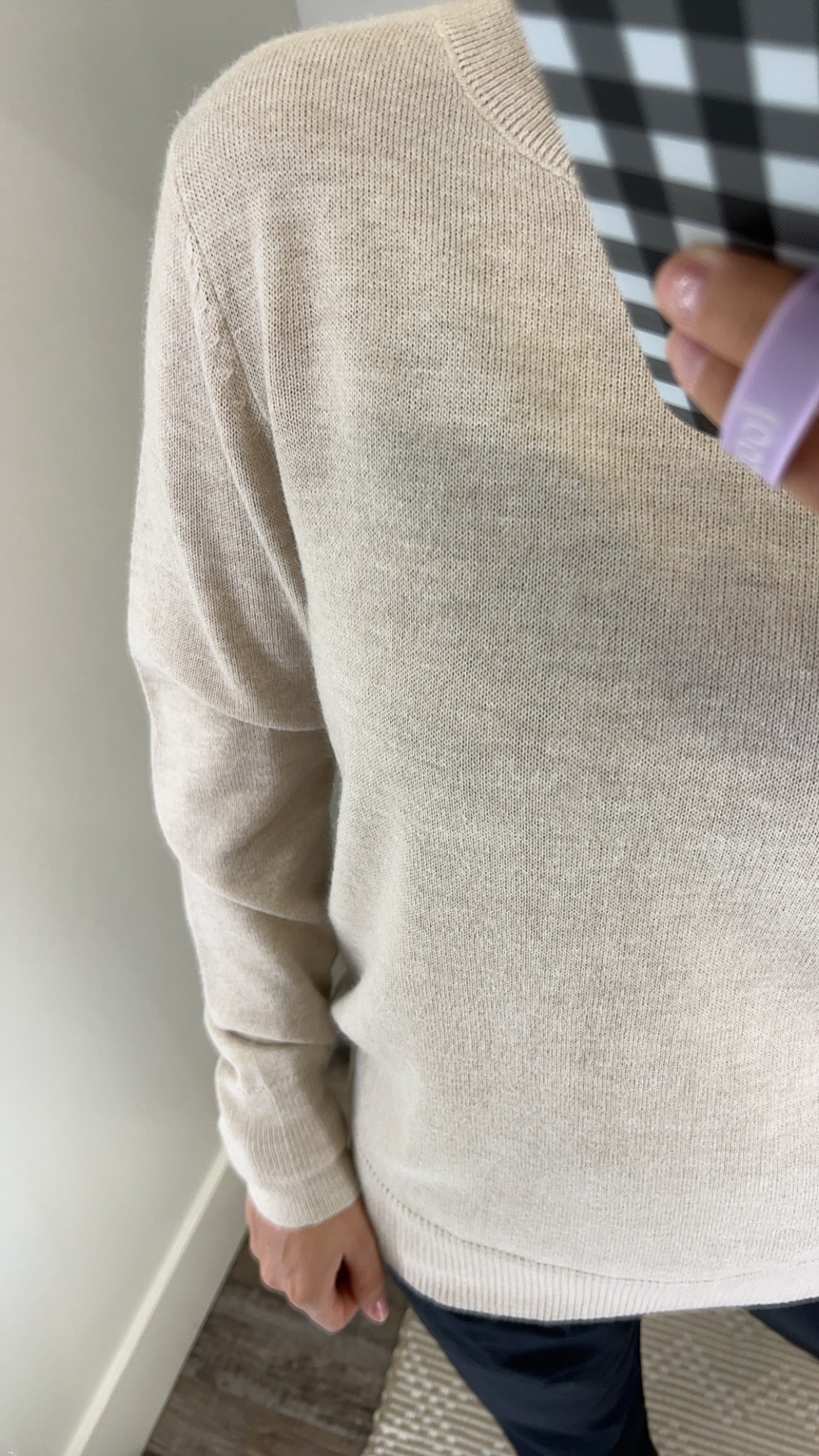 Light Weight Pullover Heathered Sweater
