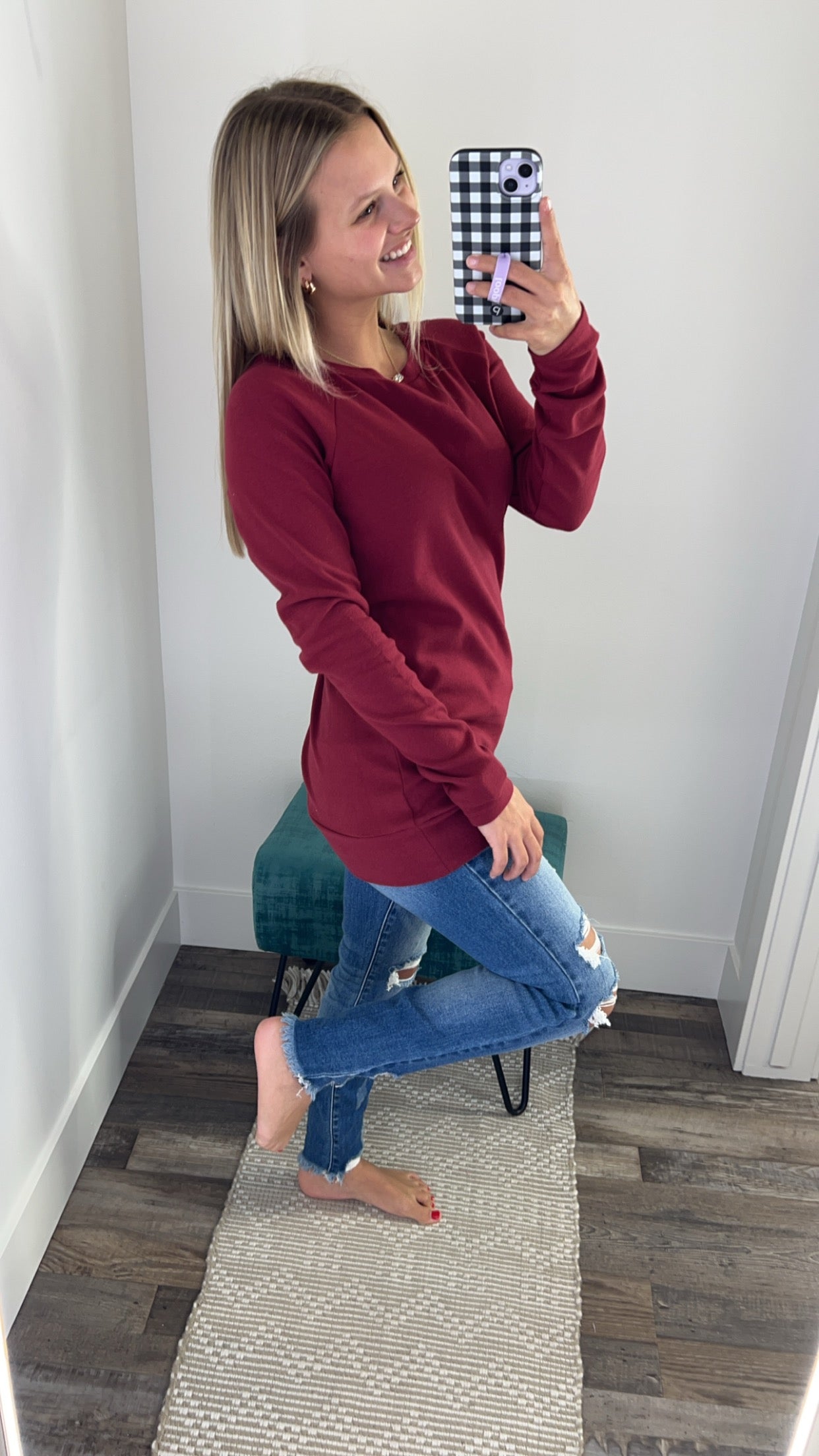 Cranberry Classic Pullover