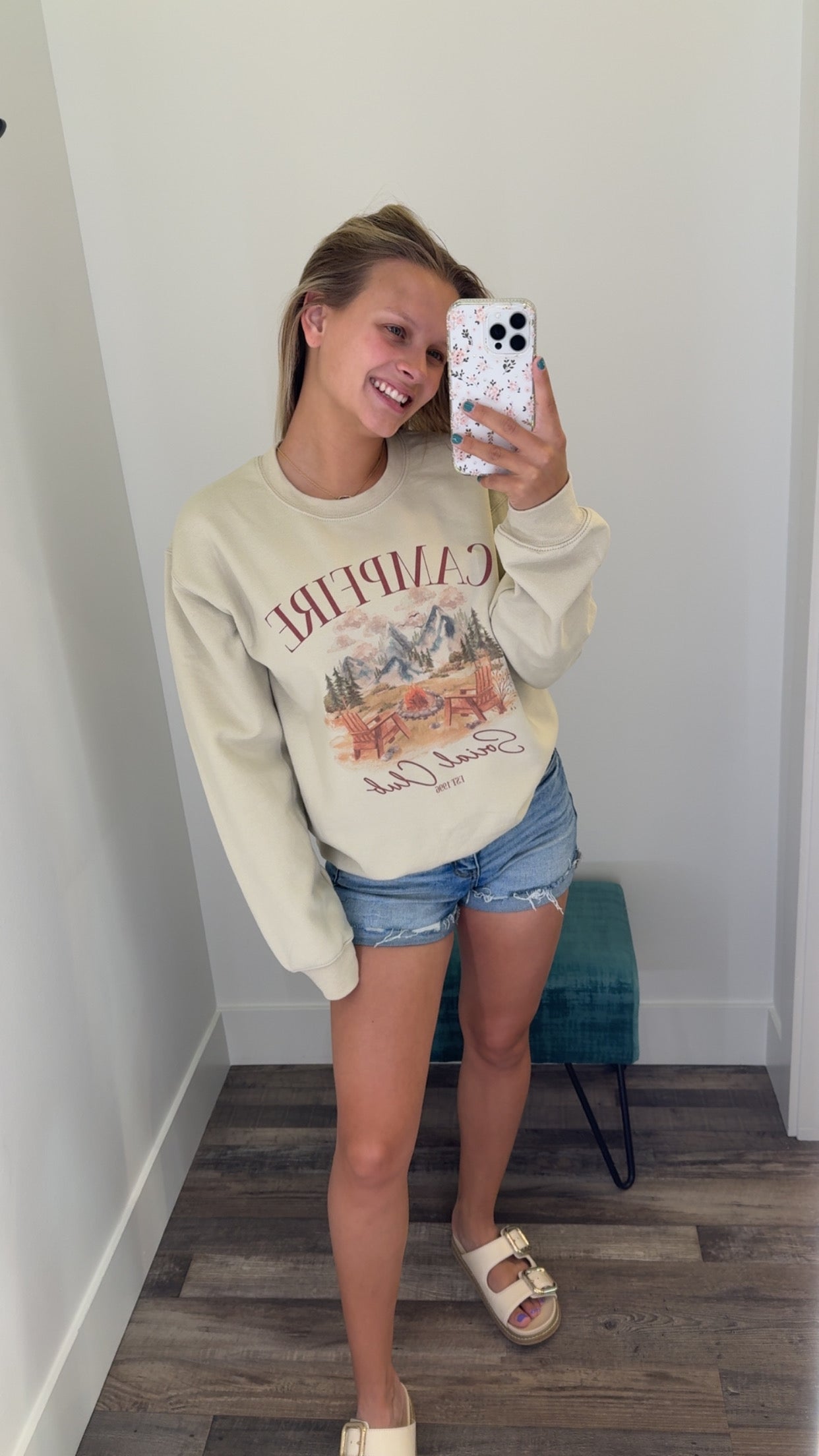 Campfire Social Club Camping Outdoors Graphic Sweatshirts