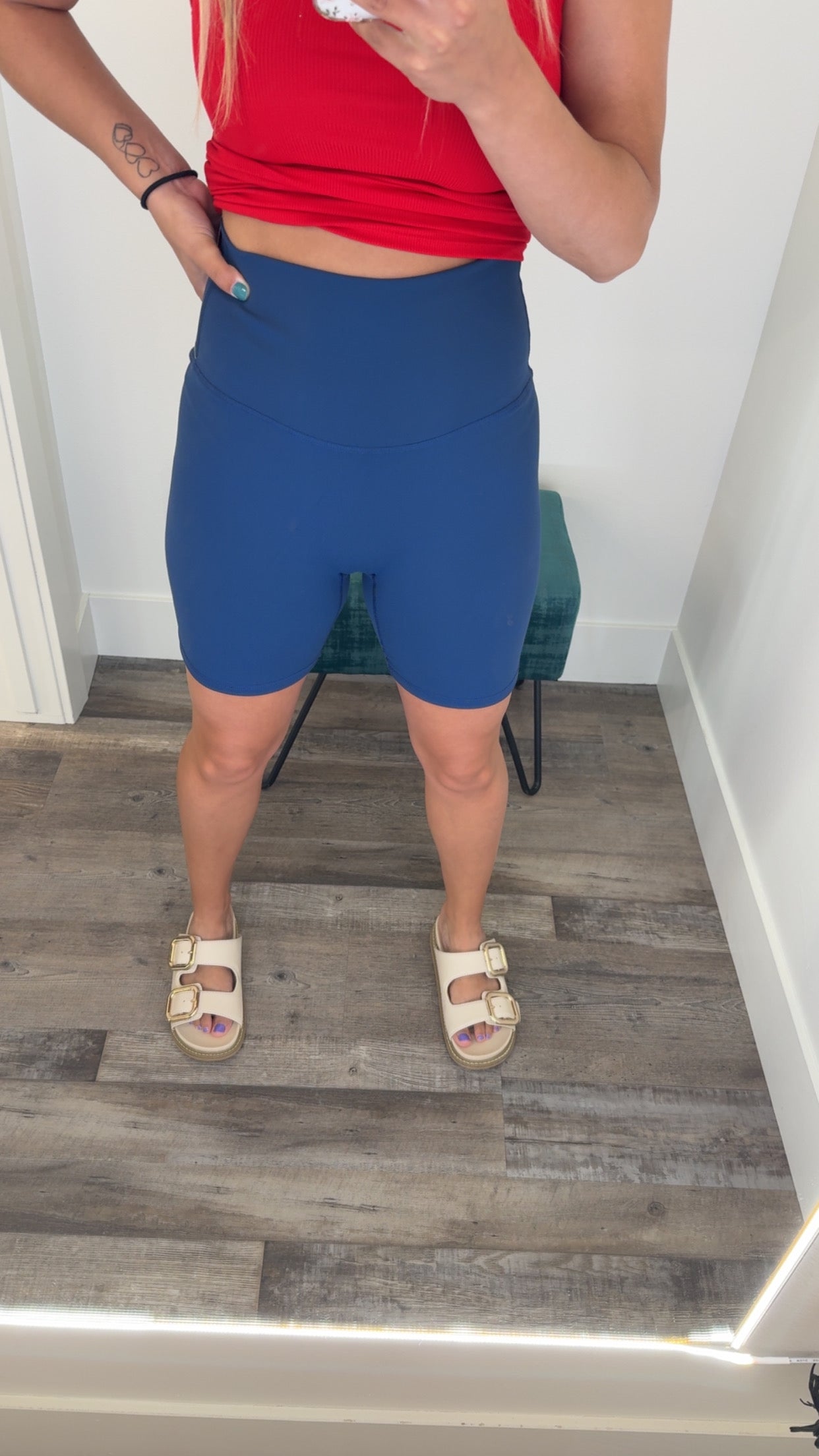 Solid Biker Shorts