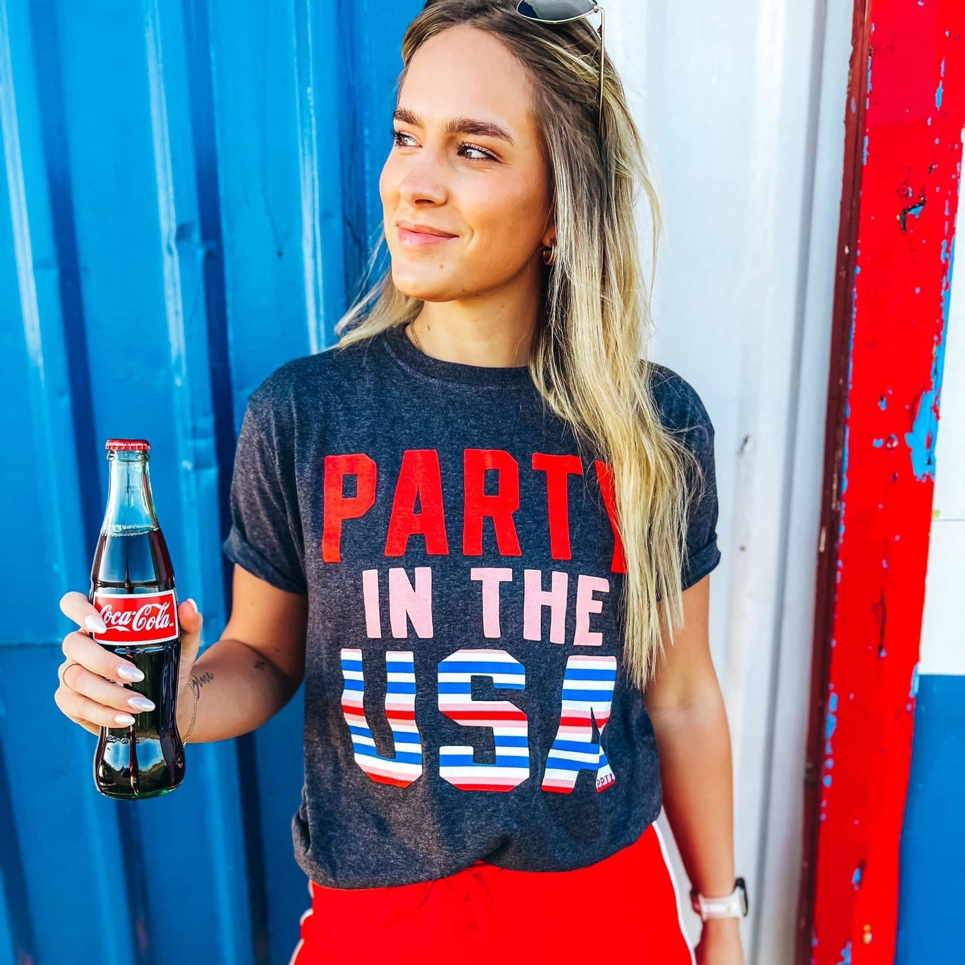Party in the USA Graphic Tee - Rose Grace Boutique 