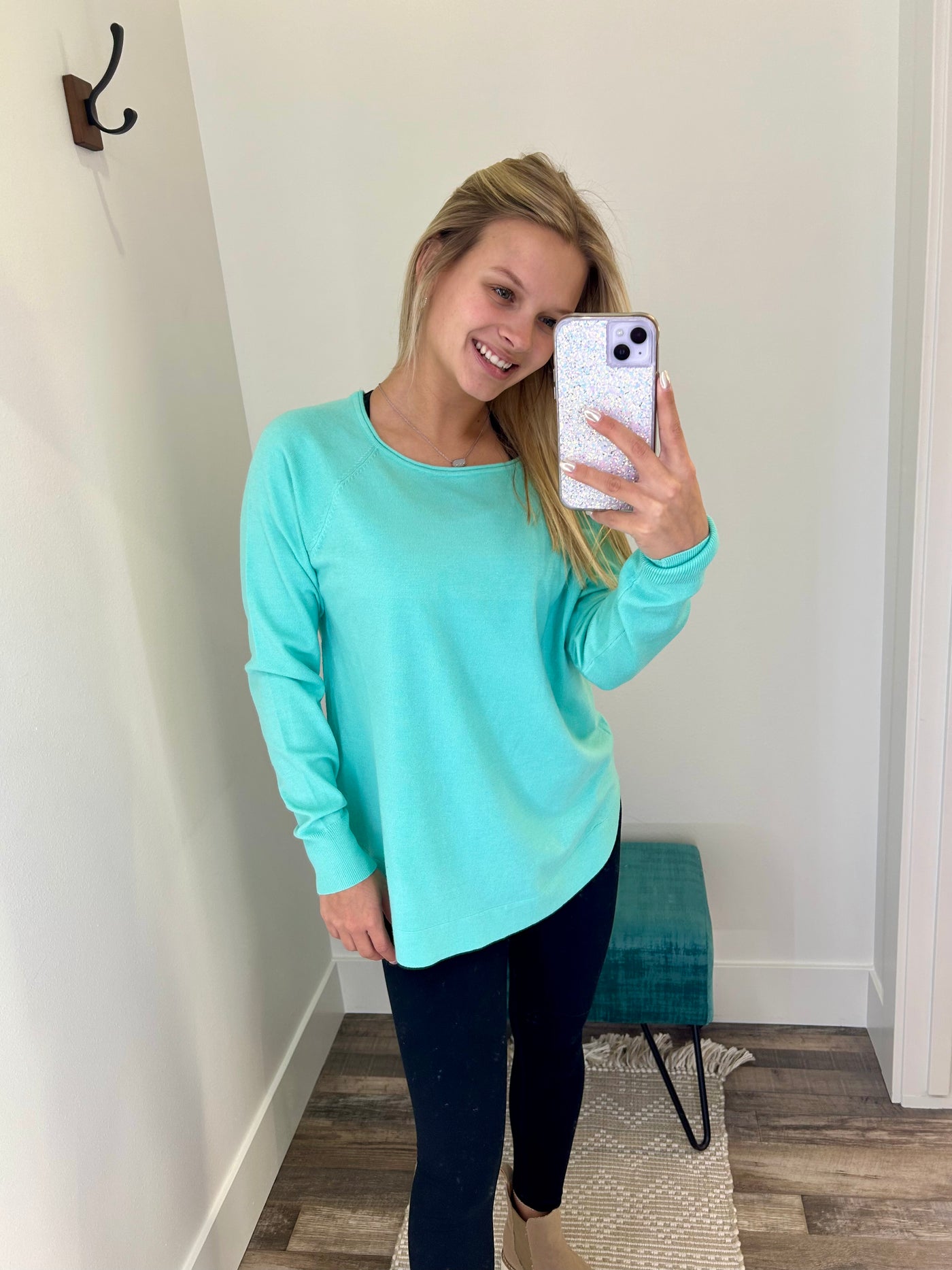 Basic High Low Pullover Sweater