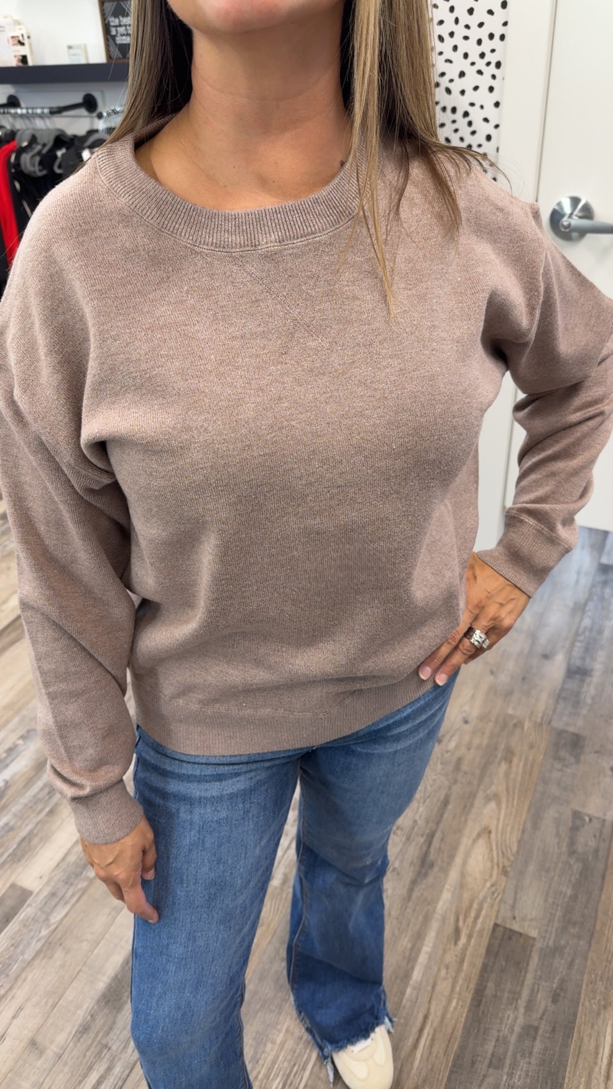 Solid Pullover Sweater