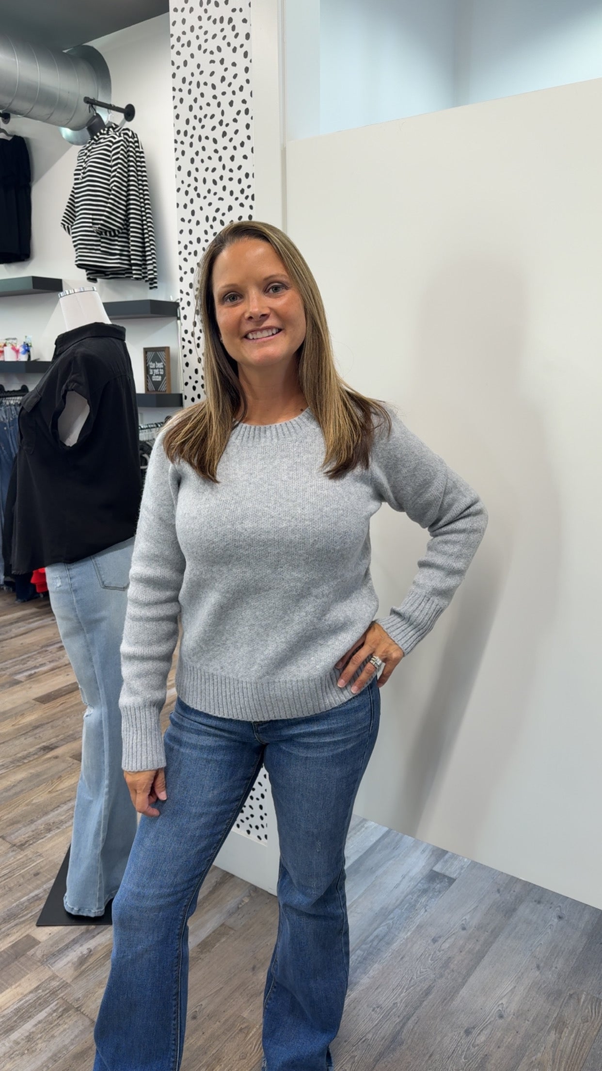 Puff Sleeve Dressy Sweater