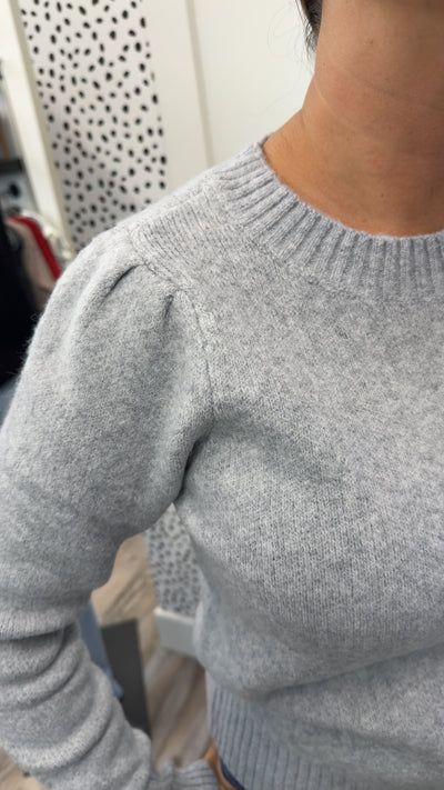 Puff Sleeve Dressy Sweater
