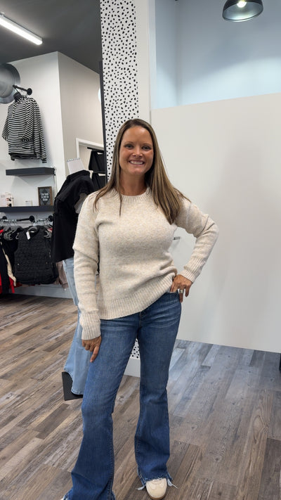 Puff Sleeve Dressy Sweater