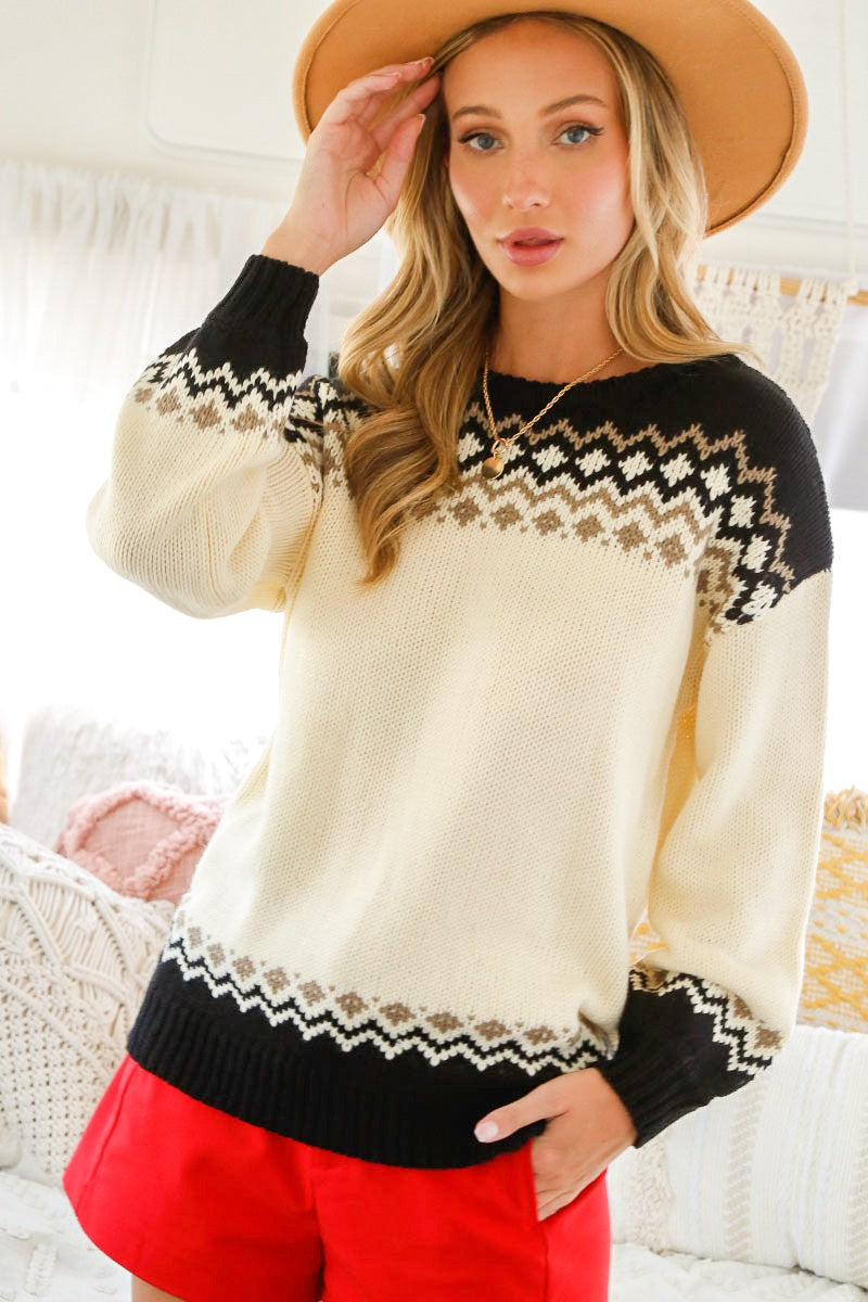 Isle Cozy Pullover Knitted Sweater