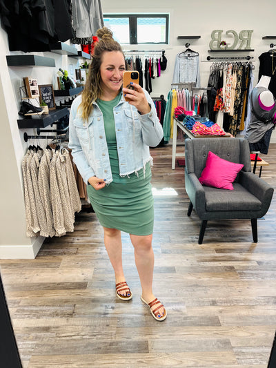 Better than Basic Ampersand Dress - Rose Grace Boutique 