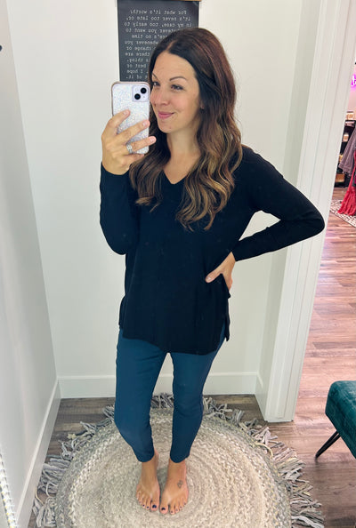 Super Soft V Neck Pullover Sweater