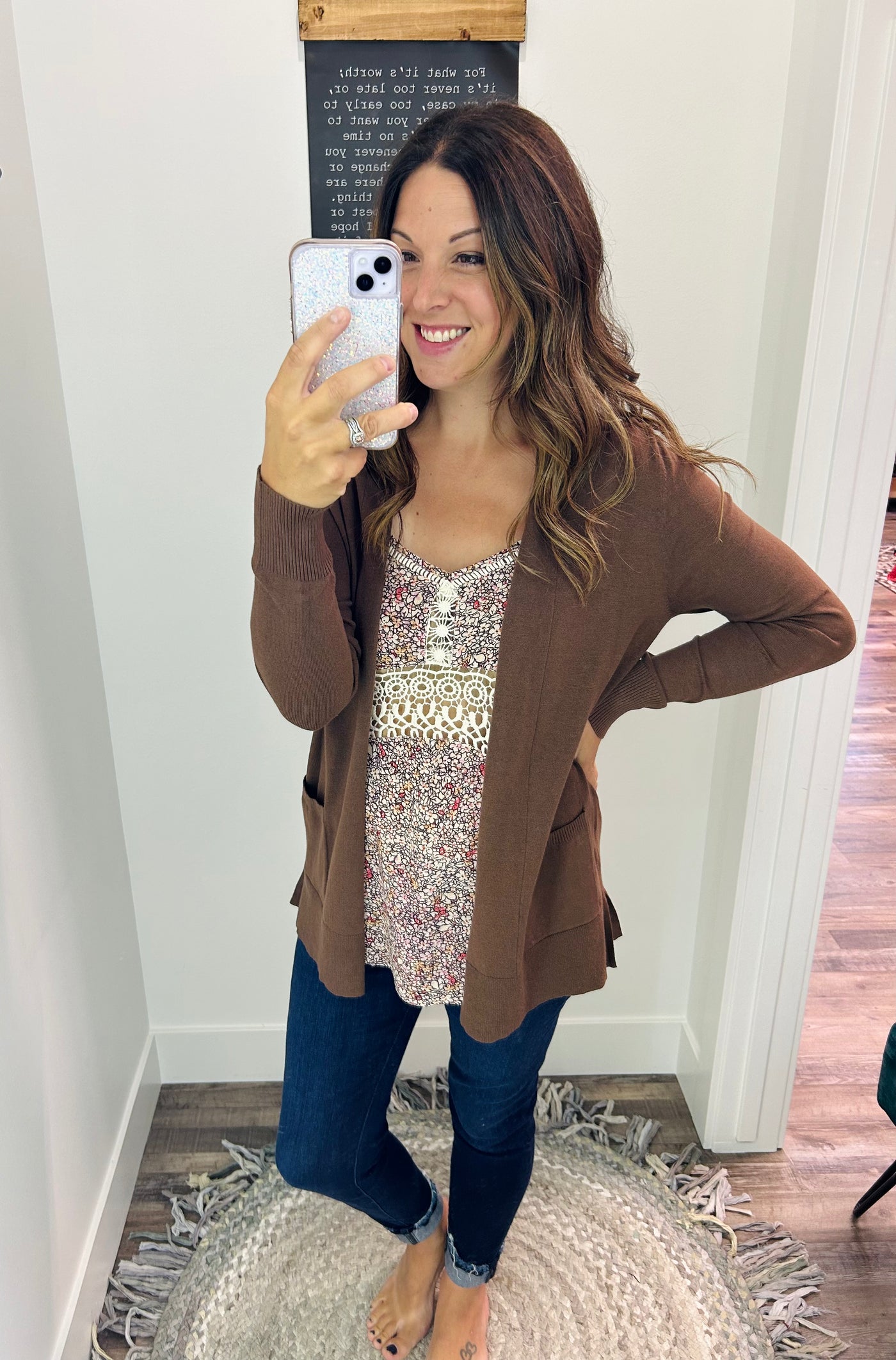 Aubree Everywhere Cardigan with Pockets - Rose Grace Boutique 