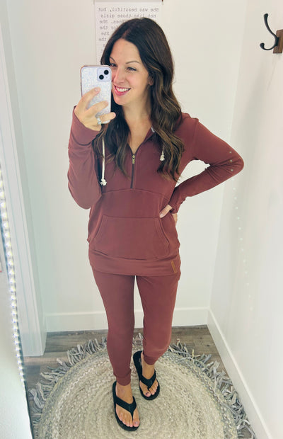 Ampersand Performance Fleece Joggers - Rose Grace Boutique 
