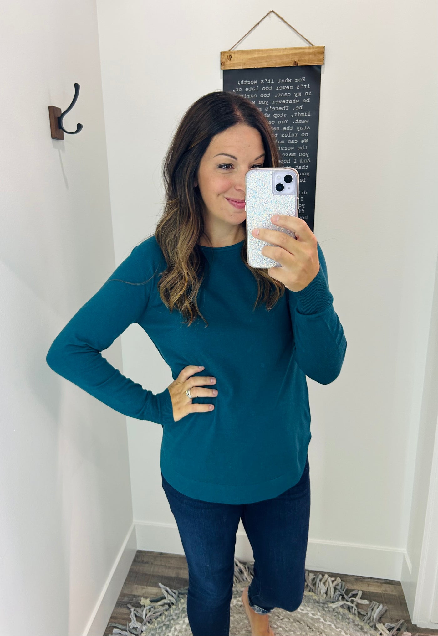 Basic High Low Pullover Sweater - Rose Grace Boutique 