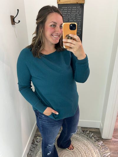 Basic High Low Pullover Sweater - Rose Grace Boutique 