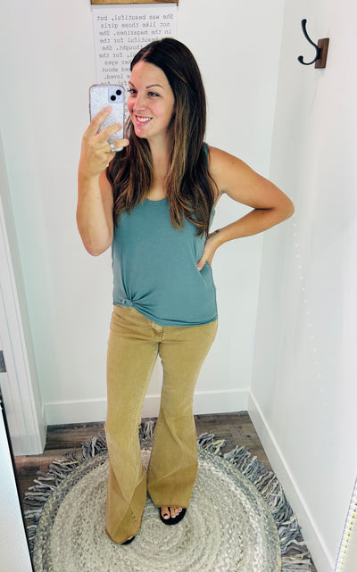 Scoop Neck Ashley Tank - Rose Grace Boutique 