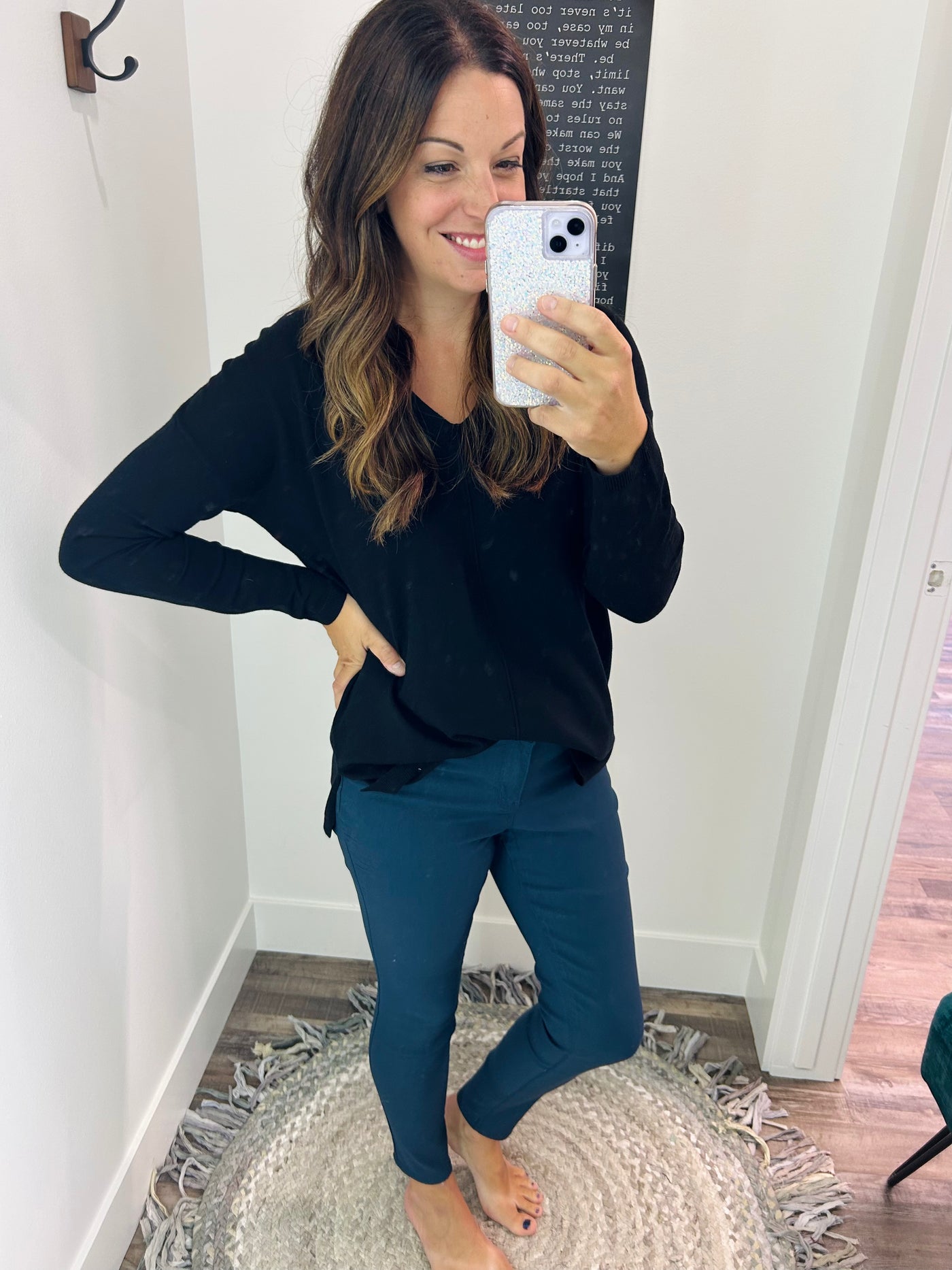 Super Soft V Neck Pullover Sweater
