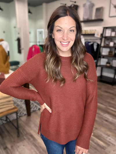 Josie Ribbed Cozy Pullover Sweater