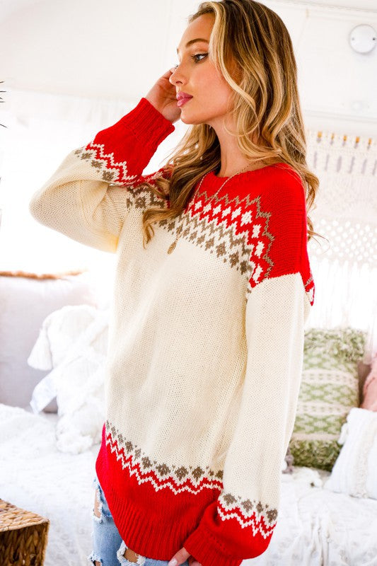 Isle Cozy Pullover Knitted Sweater