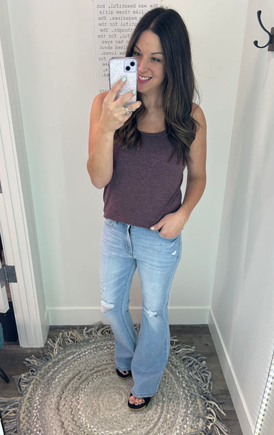 Demi Light Wash Flare KanCan Jeans - Rose Grace Boutique 