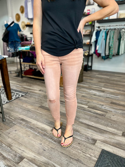 Marly Peony Vervet Skinny Jeans - Rose Grace Boutique 