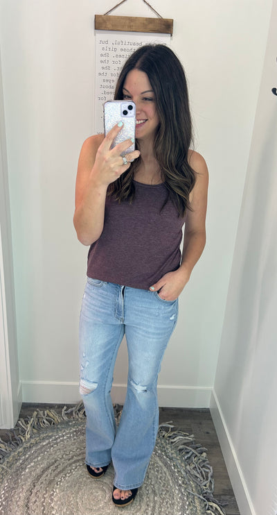 Demi Light Wash Flare KanCan Jeans - Rose Grace Boutique 
